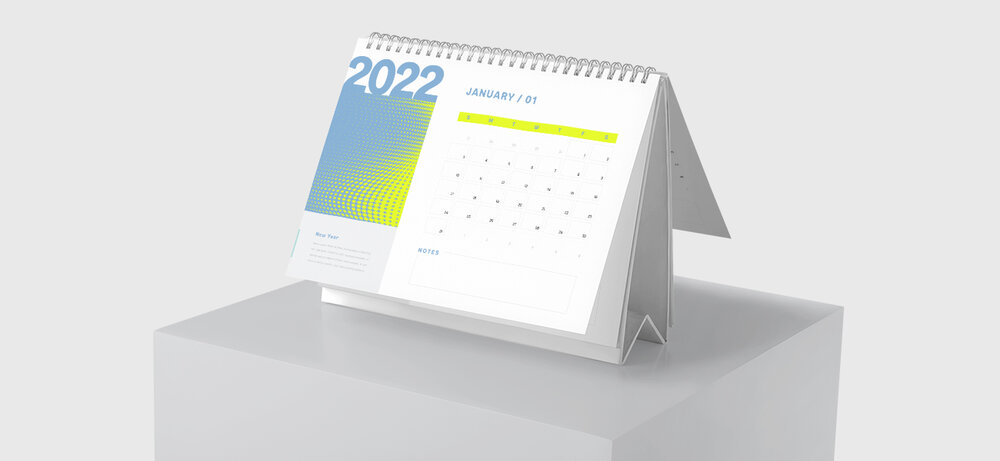 Calendari da tavolo aziendali personalizzati