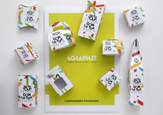 Qualità di stampa di 4Graph su materiali di campionario packaging