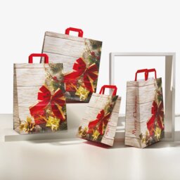 Immagine modello shopper merry christmas